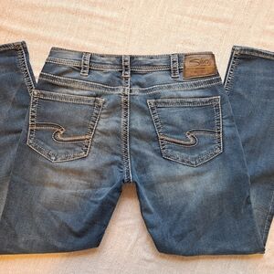 SILVER Men's GRAYSON Jeans Relaxed Blue Jeans Pants size 32 x 32.